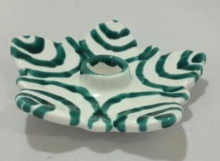 Gmundner Keramik-Leuchter/Blatt